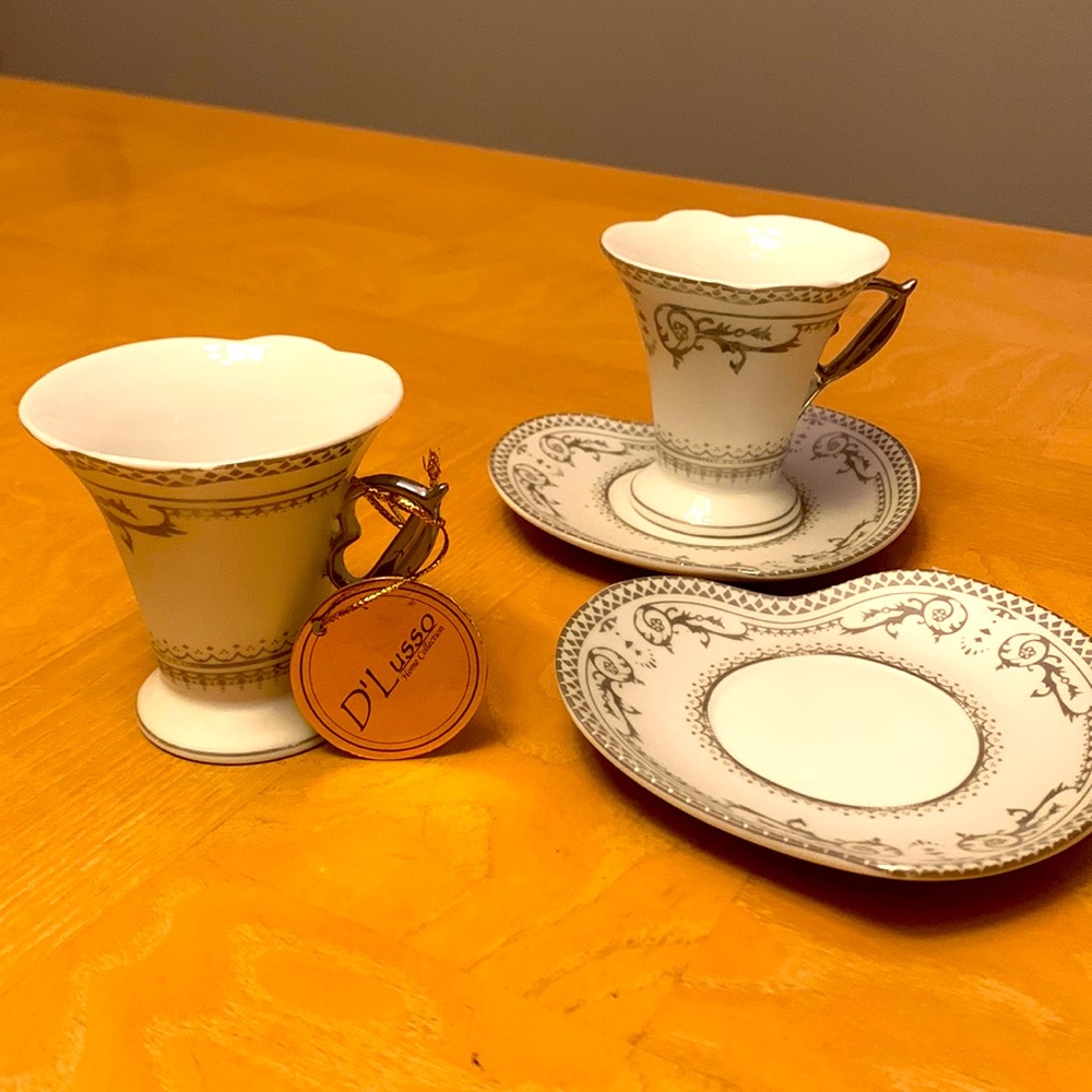 D’Lusso home collection Tea cup Saucer set